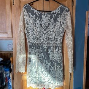 Urban outfitters lace mini dress
